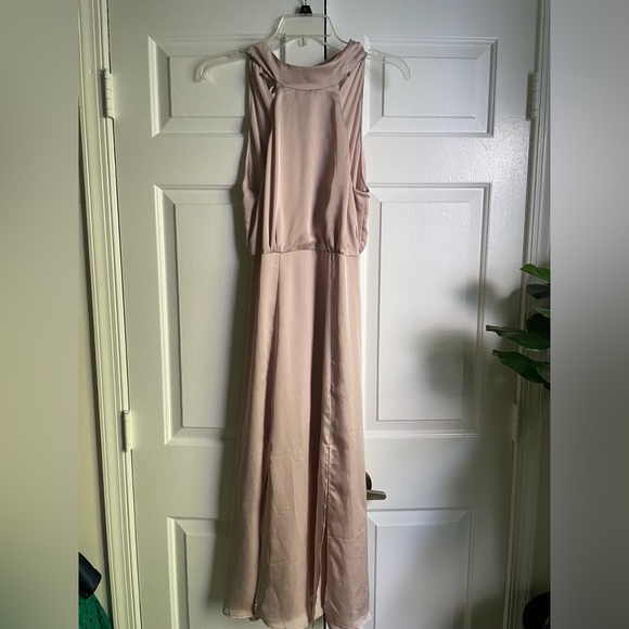 Astr the Label Halter Dress Sz S Event Formal HOCO Glam - Picture 1 of 5